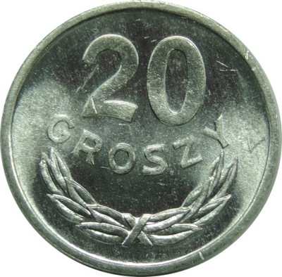 20 GROSZY 1977 - POLSKA - STAN (1-) - K.467