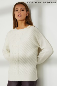 2X 0582 DOROTHY PERKINS SWETER Z PEREŁKAMI 40