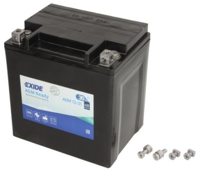 АККУМУЛЯТОР EXIDE AGM12-31 YB30L-B EXIDE READY 12V 30AH 430A НИКОЛАЕВ