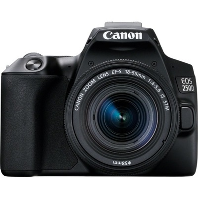 Lustrzanka Canon EOS 250D korpus + obiektyw