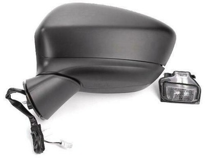 Зеркало mazda 2 dj 14- ассистент поперечина движения 8+2pin левая 10pinów фото №1