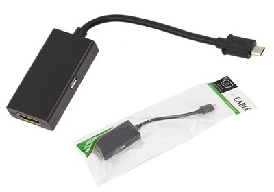 ADAPTER MHL-HDMI PIONOWE ZŁĄCZE MICRO USB 5 PINÓW