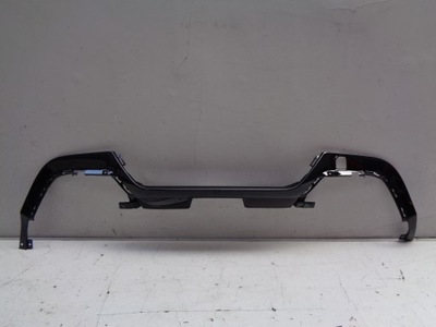 Накладка бампера задняя диффузор infiniti q30 16- фото №1