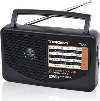 Radio PRZENOŚNE Sieciowe R20 FM AM SW Tiross