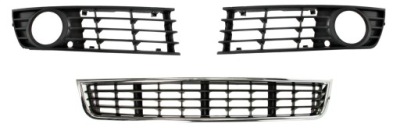 3x решітка радіатора решітка радіатора w бампері перед audi a4 b6 00-04 фото №1