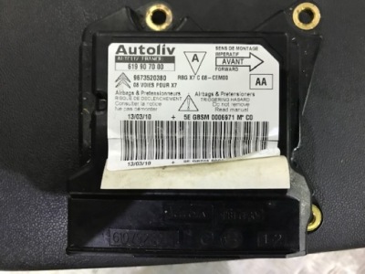 Модуль блок управления подушка безопасности подушек citroen c5 iii фото №1