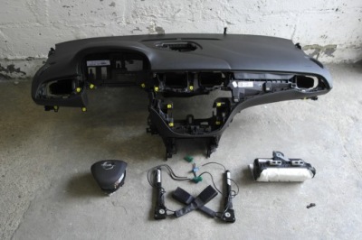 Opel corsa e подушка безопасности ремни pas приборная панель консоль приборная панель pulpit parapet подушки безопасности фото №1