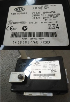 Kia ceed ii 2015- модуль bcm бортовий комп'ютер 95400-a2340 фото №1