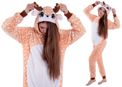 JELONEK Sarenka PIŻAMA Kigurumi Onesie 128