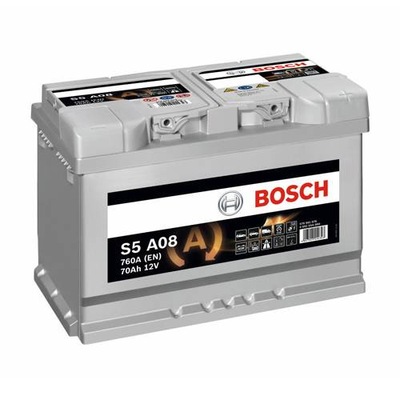 BATERÍA BOSCH AGM 70AH 760A P+ START/STOP MOZLIWY TRANSPORTE ADICIONAL MONTAJE  