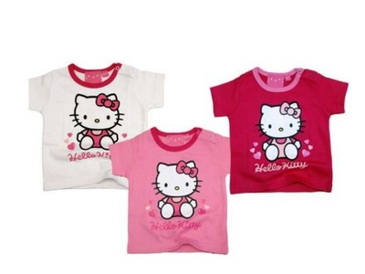 BLUZKA bluzeczka HELLO KITTY 80 różowy