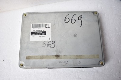 Бортовой компьютер блок управления двигателя toyota prius фото №1