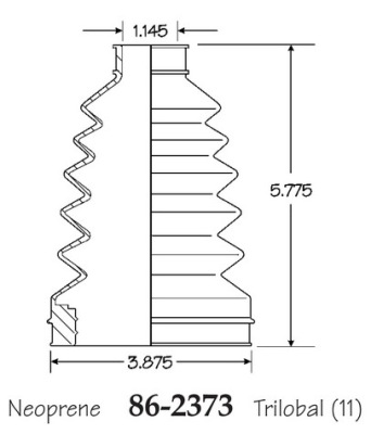 Защита шарнир dodge durango dakota 2001-2004 фото №1