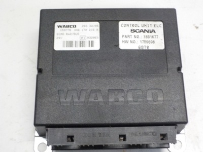 Scania r блок керування подушок ecas 1851677 фото №1