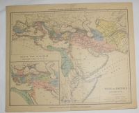 DIADOCHOWIE ALEKSANDER WIELKI XIX-wieczna mapa