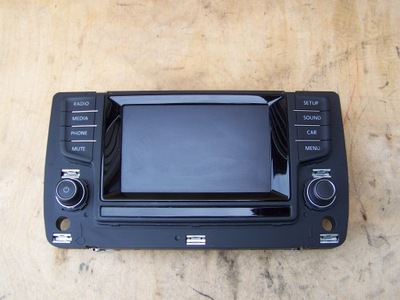 WYSFIETLACZ EKRANAS NAWI LCD VW GOLF VII 5G0919605 