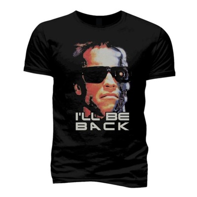 T-shirt Koszulka filmowa TERMINATOR ILLBE BACK XXL