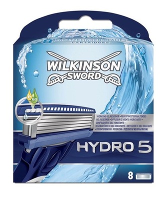 Wilkinson Hydro 5 aloes+vitE ostrza wkłady 8szt UK