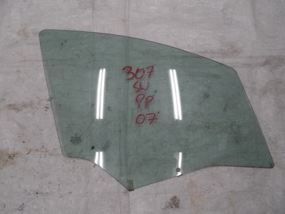 Скло двері перед права peugeot 307 lift 07r фото №1