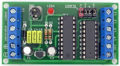 Sterow. unipolarnego silnika krokowego DIY AVT1985