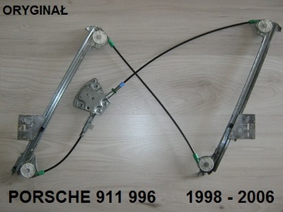 PORSCHE 911 996 MECHANISM GLASS FRONT LEFT 98-06  