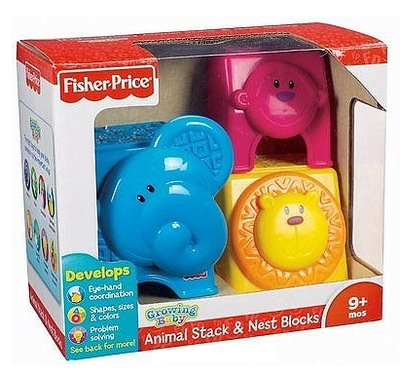 Fisher-Price Klockowe zwierzątka Piramidka