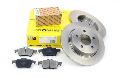 DISCOS 271MM + ZAPATAS PARTE TRASERA FORD FOCUS MK3 2010-2018  