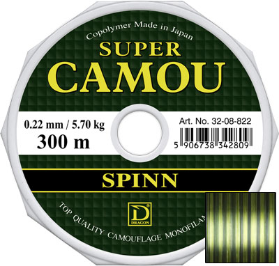Żyłka Dragon Super Camou Spinn 150m 0.28mm