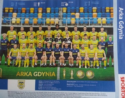 Liga polska Plakat - ARKA GDYNIA sezon 2019/20