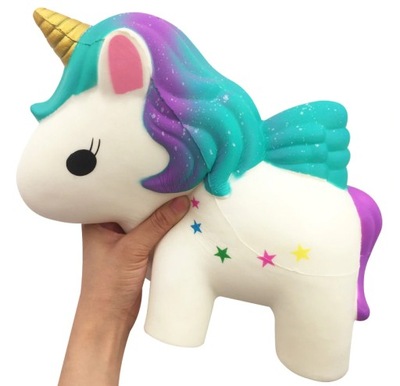 SQUISHY SQUISHIES JUMBO gniotek jednorożec unicorn