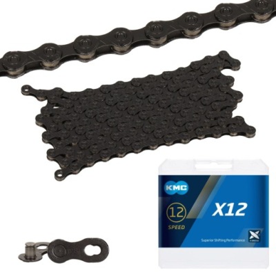 Łańcuch rowerowy KMC X12 black 12