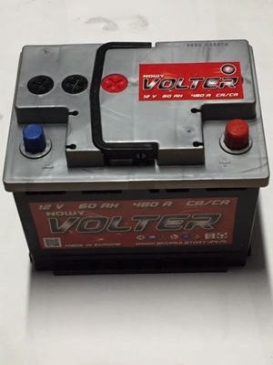 Akumulator VOLTER 60AH 480A