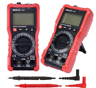 MIERNIK CYFROWY MULTIMETR LCD TEST BATERII YATO
