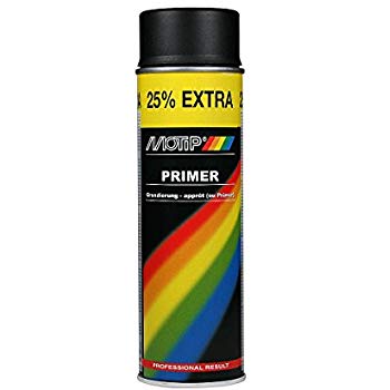 MOTIP lakier akrylowy podkład czarny spray 500ml