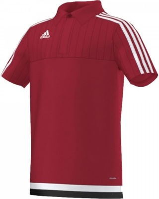 Koszulka ADIDAS TIRO 15 polo czerwona r. 152