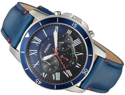 ORYGINALNY ZEGAREK MĘSKI FOSSIL FS5373 CHRONO BLUE