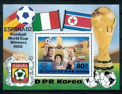 **WM82 Korea MISTRZOSTWA ŚWIATA Bl.123