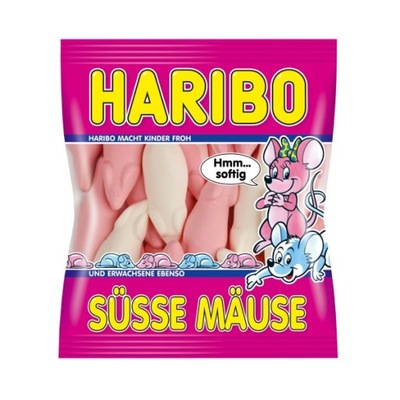 Haribo Pianki Słodkie Myszki z Niemiec