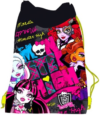 MONSTER HIGH WOREK SZKOLNY NA OBUWIE WD DLA DZIEWCZYNKI MONSTER