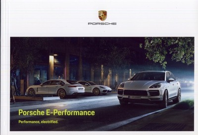 Porsche E-Performance prospekt m. 2019 angielski
