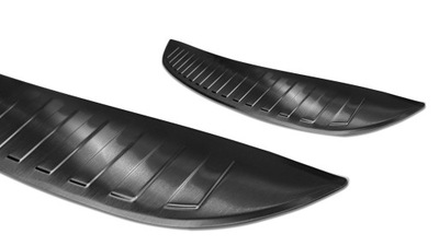 Накладка защита молдинг бампера mazda cx-3 2015- фото №1