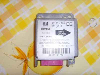 OPEL CORSA B МОДУЛЬ EE СЕНСОР AIR BAG 09114585