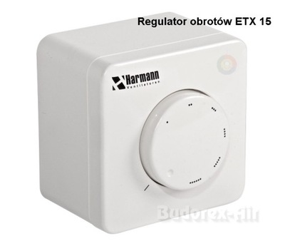 Regulator obrotów ETX 15 Tyrystorowy Harmann.