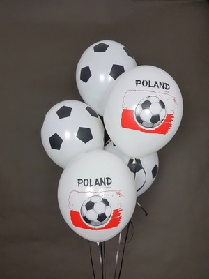 Balony mix piłka nożna Poland Polska EURO 2020 5sz