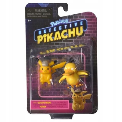 POKEMON Detektyw Pikachu - figurka PIKACHU PSYDUCK