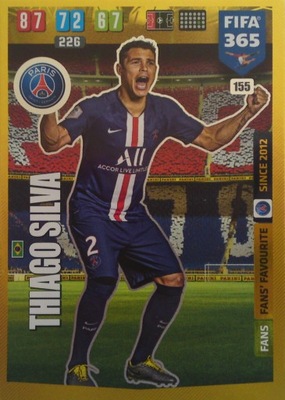 FIFA 365 2020 FANS FAVOURITE Thiago Silva 155