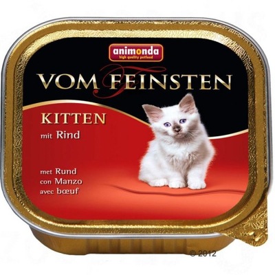 ANIMONDA vom feinstein KITTEN wołowina 100g