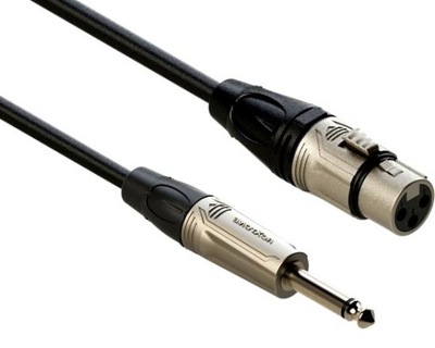 ROXTONE DMXJ210L5 Kabel mikrofonowy XLRf/duży jack