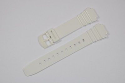 Oryginalny pasek do zegarka Casio W-214 H-7 biały
