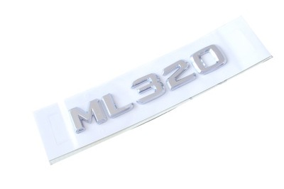 EMBLEM SIGN MERCEDES ML320 ML CHROME BOOTLID  